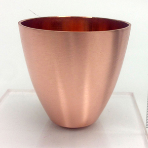 Nechamkin Spun Vessels Copper Sake Cup